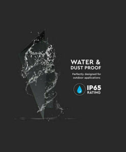 LED απλίκα 5W αρχιτεκτονικού φωτισμού 3000K θερμό λευκό μαύρο σώμα V-TAC – 218282