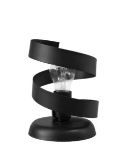 FLEXI-01PR BLACK ΠΟΡΤΑΤΙΦ ΜΕΤΑΛΛΙΚΟ Ε/27 Heronia – 34-0316