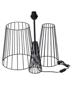 FLB-11 ΜΑΥΡΟ-BLACK ΔΑΠΕΔΟΥ ΒΑΣΗ (ΚΙΤ-3ΤΕΜΑΧΙΩΝ)h130 x Φ32 Heronia – 09-0161