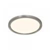Nordlux Oja 29 Φωτιστικό Οροφής Brushed IP54 Νικελ  LED 14.5W 3000K/4000K  –  2015016155
