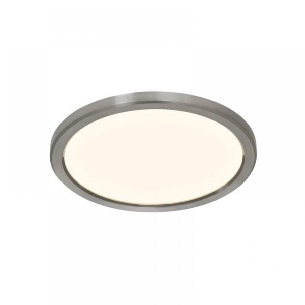 Nordlux Oja 29 Φωτιστικό Οροφής Brushed IP54 Νικελ  LED 14.5W 3000K/4000K  –  2015016155