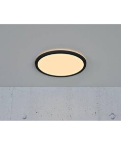 Nordlux Oja 29 Φωτιστικό Οροφής Μαύρο IP54 LED 14.5W 3000K/4000K – 2015026103
