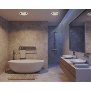 Nordlux Oja 29 Φωτιστικό Οροφής Μαύρο IP54 LED 14.5W 3000K/4000K  –  2015026103