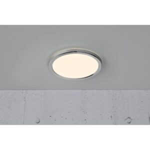 Nordlux Oja 29 Φωτιστικό Οροφής IP54 Νικελ  LED 14.5W 3000K/4000K  – 2015026133