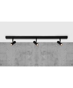 Nordlux Omari 3-Spot Σποτ Φωτιστικό Μαύρο LED 3.2W 3000K Μαύρου Χρώματος – 2112193003