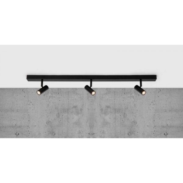 Nordlux Omari 3-Spot  Σποτ Φωτιστικό  Μαύρο LED 3.2W 3000K Μαύρου Χρώματος  –  2112193003