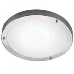 Nordlux Ancona Maxi E27 Φωτιστικό Οροφής Νικελ Ματ E27 Γυάλινο/Μεταλλικό – 25316132