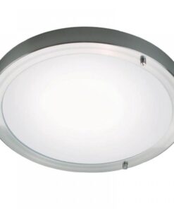 Nordlux Ancona Maxi E27 Φωτιστικό Οροφής Νικελ Ματ E27 Γυάλινο/Μεταλλικό – 25316132