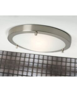 Nordlux Ancona Maxi E27 Φωτιστικό Οροφής Νικελ Ματ E27 Γυάλινο/Μεταλλικό – 25316132