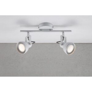 Nordlux Aslak 2-Spot  Σποτ Φωτιστικό  Λευκό GU10  Μεταλλικό –  45730101