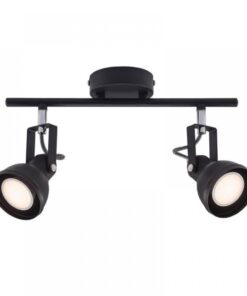 Nordlux Aslak 2-Spot Σποτ Φωτιστικό Μαύρο GU10 Μεταλλικό – 45730103
