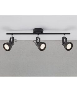 Nordlux Aslak 3-Spot Σποτ Φωτιστικό Μαύρο GU10 Μεταλλικό – 45740103