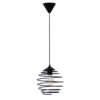 SPIRAL-01 BLACK 1/L ΚΡΕΜΑΣΤΟ     Heronia – 34-0267