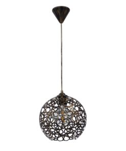 TUNIS/25 BRONZE 1/L ΚΡΕΜΑΣΤΟ PENDEL ΔΙΑΤΡΗΤΟ Φ25 Heronia -34-0271