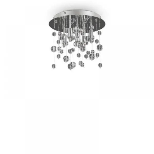 IDEAL LUX Φωτιστικό Οροφής NEVE 5xG9 Χρωμίου – 094687