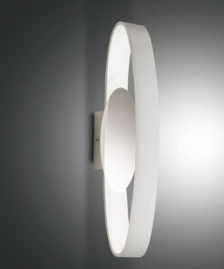 Φωτιστικό Τοίχου  Fabas Luce Gaby LED 11W  Λευκό  IP44 1200lm Θερμό 3000K – 3424-26-102