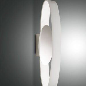 Φωτιστικό Τοίχου  Fabas Luce Gaby LED 11W  Λευκό  IP44 1200lm Θερμό 3000K – 3424-26-102