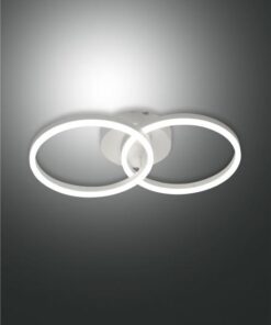 Φωτιστικό Τοίχου  Fabas Luce Giotto LED 36W  Λευκό Dimmable  3780lm Θερμό 3000K – 3508-22-102