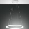 Κρεμαστό Φωτιστικό   Fabas Luce Giotto LED 36W  Λευκό Dimmable  3780lm Θερμό 3000K – 3508-40-102