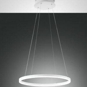 Κρεμαστό Φωτιστικό   Fabas Luce Giotto LED 36W  Λευκό Dimmable  3780lm Θερμό 3000K – 3508-40-102