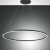 Κρεμαστό Φωτιστικό   Fabas Luce Giotto LED 60W  Μαύρο Dimmable  6700lm Φυσικό – 3508-42-101