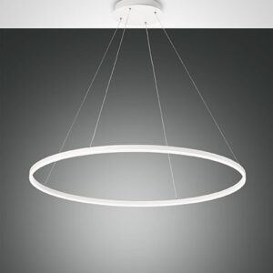 Κρεμαστό Φωτιστικό   Fabas Luce Giotto LED 60W  Λευκό Dimmable  6700lm Φυσικό – 3508-42-102