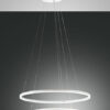 Κρεμαστό Φωτιστικό   Fabas Luce Giotto LED 65W  Λευκό Dimmable  7050lm Θερμό 3000K – 3508-48-102