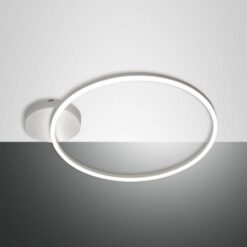 Φωτιστικό Οροφής  Fabas Luce Giotto LED 36W  Λευκό Dimmable  3780lm Θερμό 3000K – 3508-61-102
