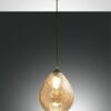Κρεμαστό Φωτιστικό   Fabas Luce Gisella E27 Μελί     – 3518-45-125