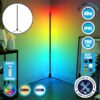 Μοντέρνο Minimal Επιδαπέδιο Μαύρο Φωτιστικό 200cm LED 40 Watt με Ασύρματο Χειριστήριο 2.4G RF & Dimmer RGBW+WW Πολύχρωμο – Ψυχρό – Ημέρας – Θερμό GloboStar ALIEN Design GLOBO-200-9