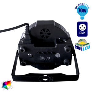 Επαγγελματική Κεφαλή PAR LED 70W 230V 30° DMX512 RGBW GloboStar 51120
