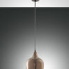 Κρεμαστό Φωτιστικό   Fabas Luce Glossy E27 Μπρονζέ     – 3610-40-179