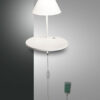 Φωτιστικό Τοίχου  Fabas Luce Goodnight LED 8W  Λευκό Με Dimmer  720lm Θερμό 3000K – 3417-20-102