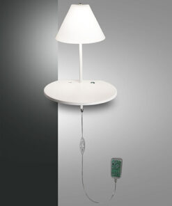 Φωτιστικό Τοίχου  Fabas Luce Goodnight LED 8W  Λευκό Με Dimmer  720lm Θερμό 3000K – 3417-20-102