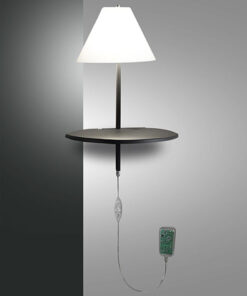 Φωτιστικό Τοίχου  Fabas Luce Goodnight LED 8W  Ανθρακί Με Dimmer  720lm Θερμό 3000K – 3417-20-164