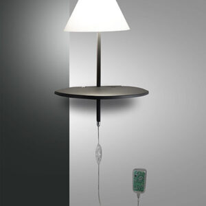 Φωτιστικό Τοίχου  Fabas Luce Goodnight LED 8W  Ανθρακί Με Dimmer  720lm Θερμό 3000K – 3417-20-164