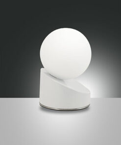 Επιτραπέζιο Φωτιστικό   Fabas Luce Gravity LED 5W  Λευκό Με Dimmer Αφής  470lm Θερμό 3000K – 3360-30-102