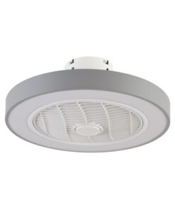 ΑΝΕΜΙΣΤΗΡΑΣ ΟΡΟΦΗΣ ΜΕ ΦΩΣ LED CHILKO ΓΚΡΙ (101000330)