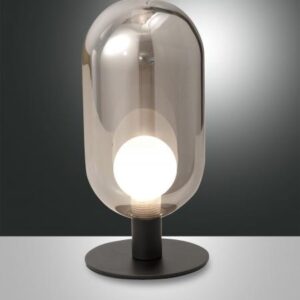 Επιτραπέζιο Φωτιστικό   Fabas Luce Gubbio G9 Φιμέ Με Dimmer Αφής    – 3553-31-126