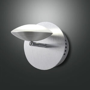 Φωτιστικό Τοίχου  Fabas Luce Hale LED 8W  Αλουμίνιο   750lm Θερμό 3000K – 3255-21-212