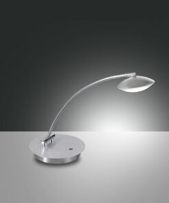 Επιτραπέζιο Φωτιστικό   Fabas Luce Hale LED 8W  Αλουμίνιο Με Dimmer Αφής  750lm Θερμό 3000K – 3255-30-212