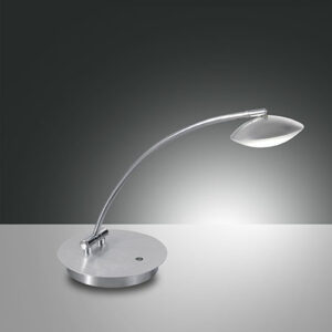Επιτραπέζιο Φωτιστικό   Fabas Luce Hale LED 8W  Αλουμίνιο Με Dimmer Αφής  750lm Θερμό 3000K – 3255-30-212