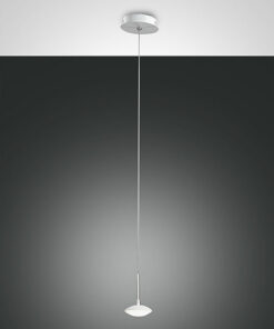 Κρεμαστό Φωτιστικό   Fabas Luce Hale LED 8W  Λευκό   750lm Θερμό 3000K – 3255-41-102