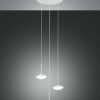 Κρεμαστό Φωτιστικό   Fabas Luce Hale LED 24W  Λευκό   2260lm Θερμό 3000K – 3255-47-102