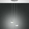 Κρεμαστό Φωτιστικό   Fabas Luce Hale LED 24W  Αλουμίνιο   2260lm Θερμό 3000K – 3255-47-212
