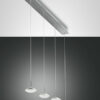 Κρεμαστό Φωτιστικό   Fabas Luce Hale LED 32W  Αλουμίνιο Dimmable  3020lm Θερμό 3000K – 3255-49-212