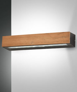 Φωτιστικό Τοίχου  Fabas Luce Hazel LED 20W  Ξύλο  IP65 2350lm Θερμό 3000K – 3680-29-165
