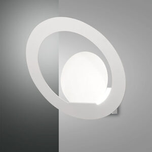 Φωτιστικό Τοίχου  Fabas Luce Hector LED 15W  Λευκό Dimmable  1680lm Θερμό 3000K – 3664-21-102