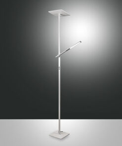 Φωτιτστικό Δαπέδου  Fabas Luce Ideal LED 40W+8W  Λευκό Με Dimmer Αφής  3050lm + 670lm Θερμό 3000K – 3550-10-102