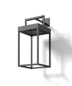 Logica Ηλιακό Επαναφορτιζόμενο Φωτιστικό Πορτατιφ LED 2.2W Diogene Hybrid IP65 Dimmable Θερμό Λευκό 2700Κ-3000Κ 30cm